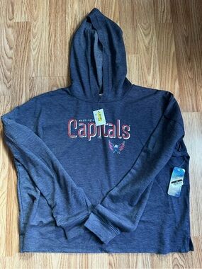 NHL Washington Capitals Navy Crewneck Hoodie